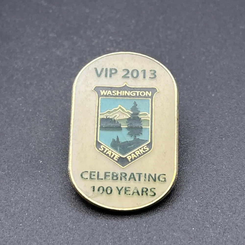VIP 2013 Washington State‎ Parks Celebrating 100 Years Lapel Hat Pin